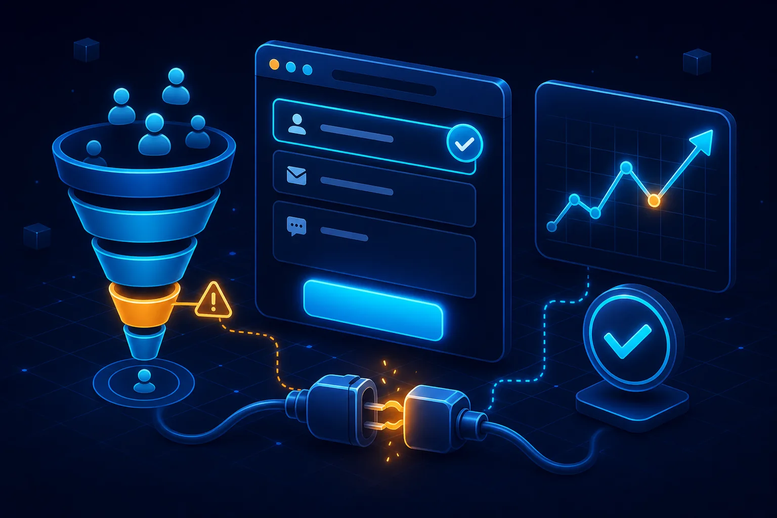 Contact form conversion funnel troubleshooting and validation fixes